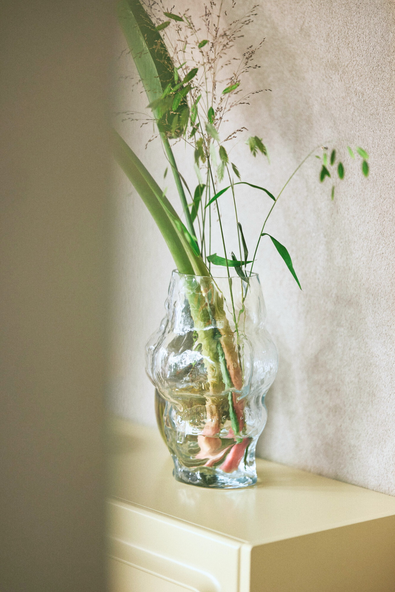 Cloud vase, klar - H36 cm
